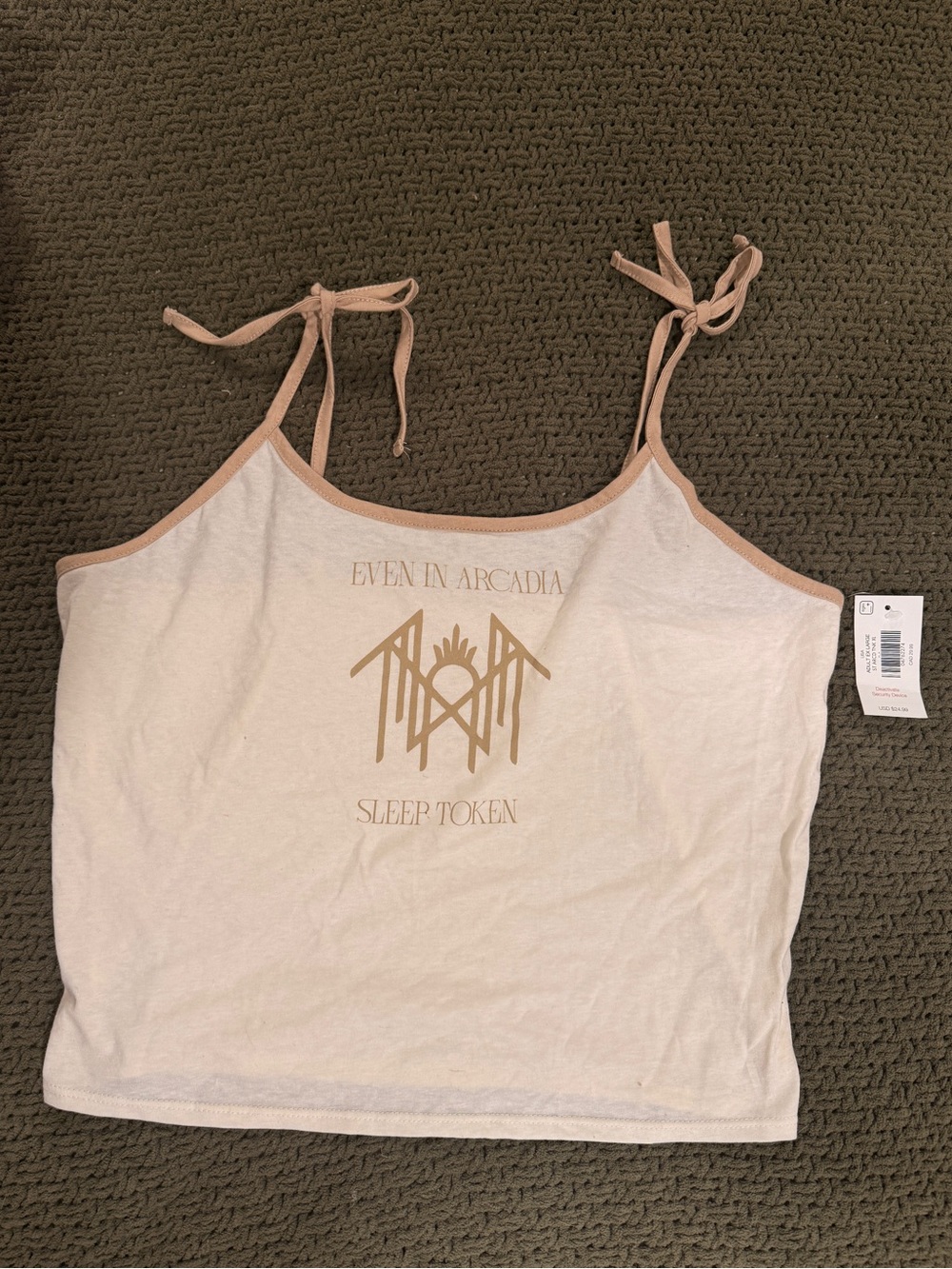 Sleep Token ‘Even in Arcadia' cropped tank